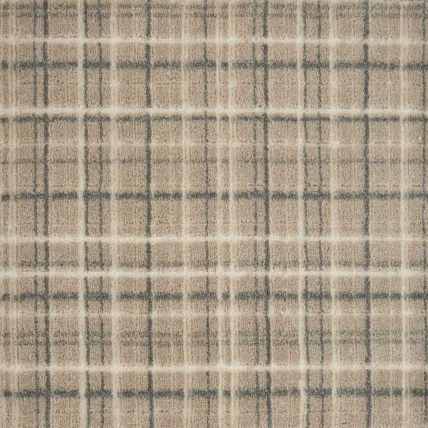 Plaid Perspectives Beige Ivory